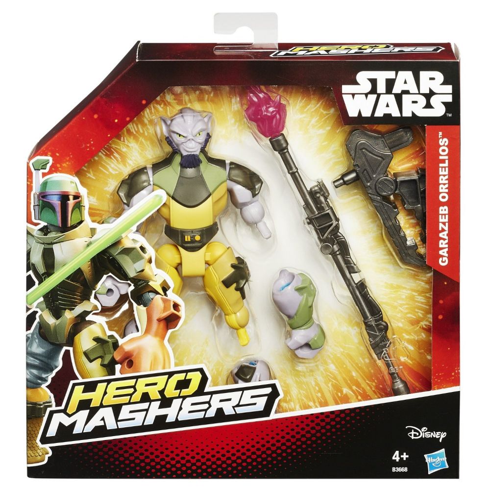 Figurina Star Wars Hero Mashers Deluxe - Garazeb Orrelios, 15 cm