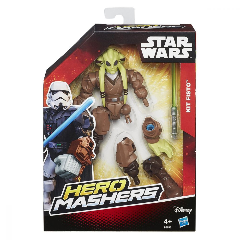 Figurina Star Wars Hero Mashers, Kit Fisto, 15 cm