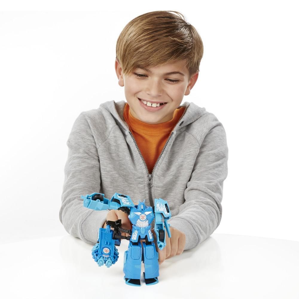 Figurina Transformers Robots in Disguise, Mini-Con Deployers, Blizzard Strike Autobot Drift si Jetstorm