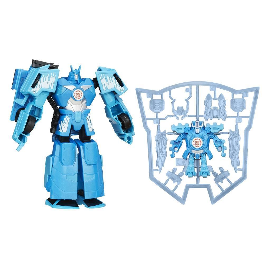 Figurina Transformers Robots in Disguise, Mini-Con Deployers, Blizzard Strike Autobot Drift si Jetstorm