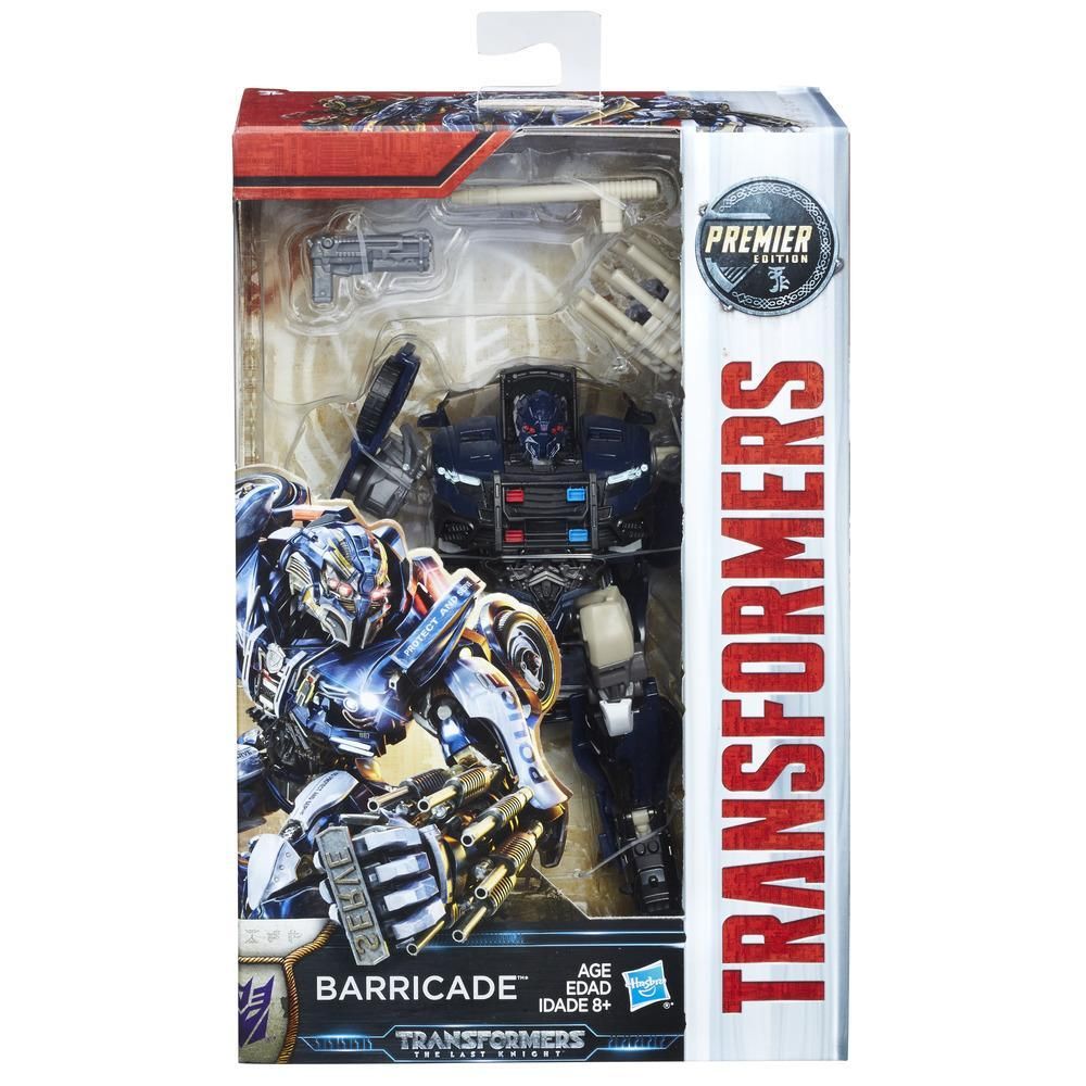 Figurina Transformers The Last Knight Premier Edition Deluxe - Barricade