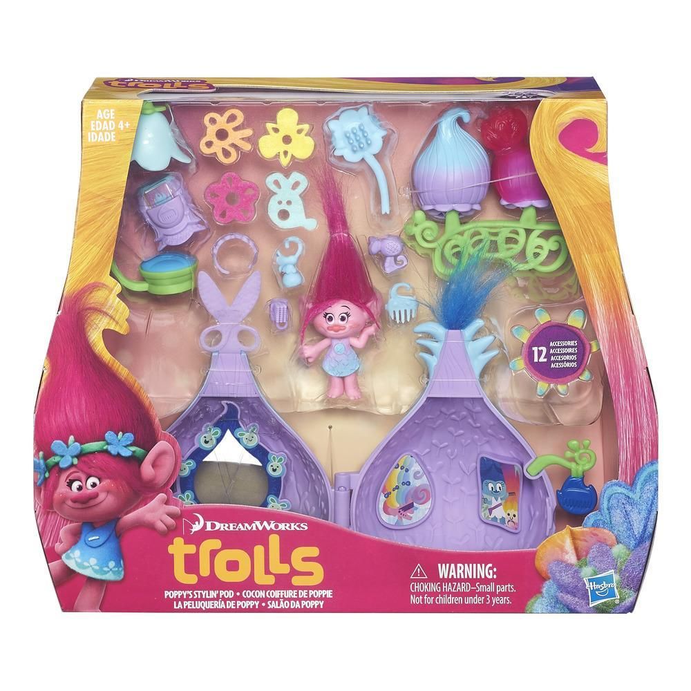 Figurina Trolls - Salonul de coafura a lui Poppy