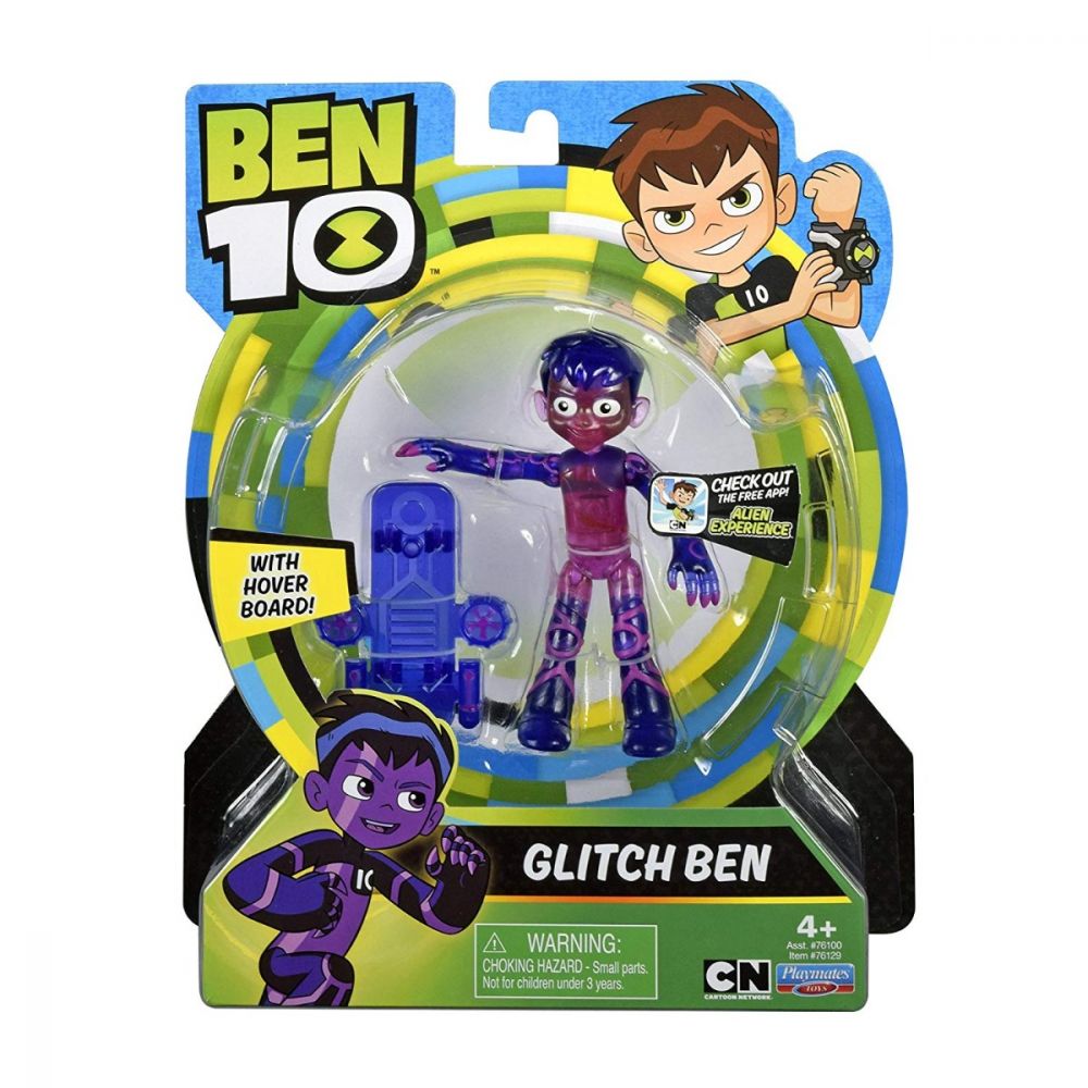 Figurina Ben 10 - Glitch Ben, 12 cm