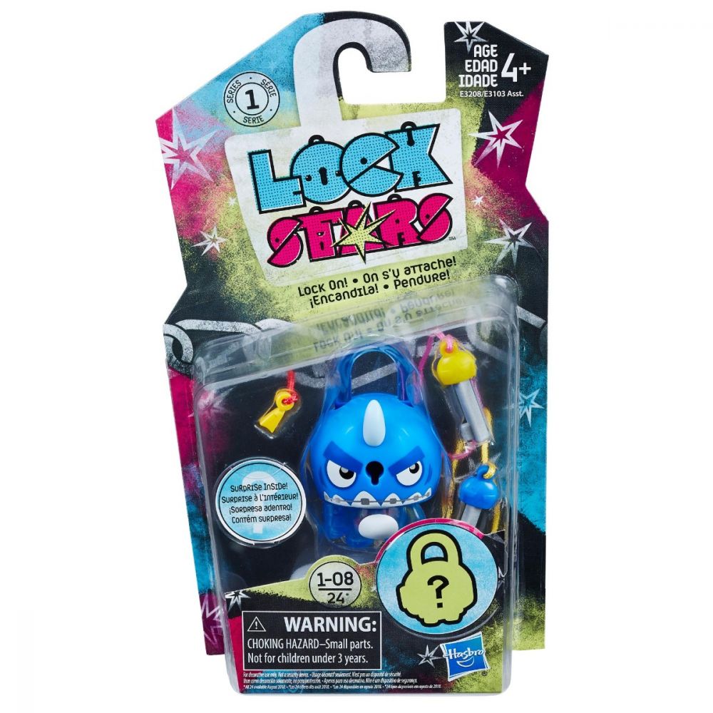 Figurina breloc Lock Stars - Rechin albastru (E3208)
