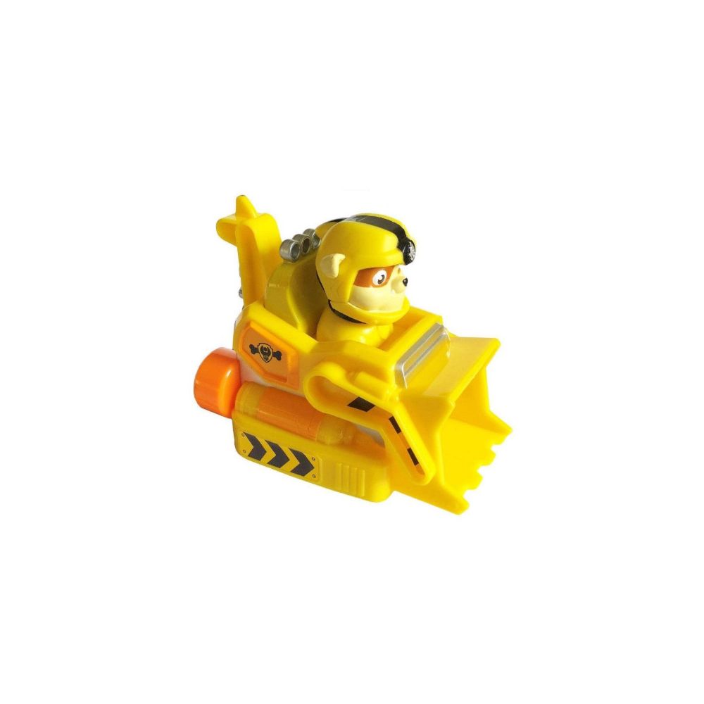 Figurina cu vehicul de salvare Paw Patrol - Rubble vehicul de munca