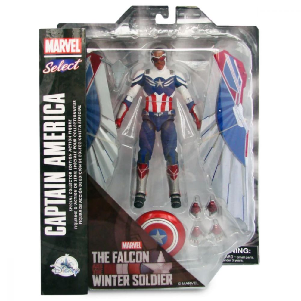 Figurina flexibila Avengers Bend and Flex, The Falcon, Winter Soldier (F0971)