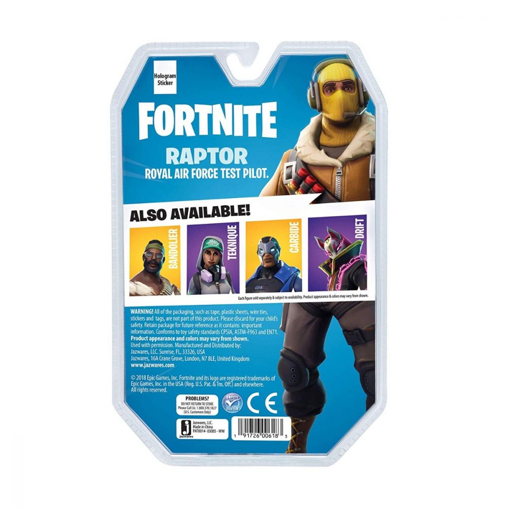 Figurina Fortnite cu accesorii - Raptor