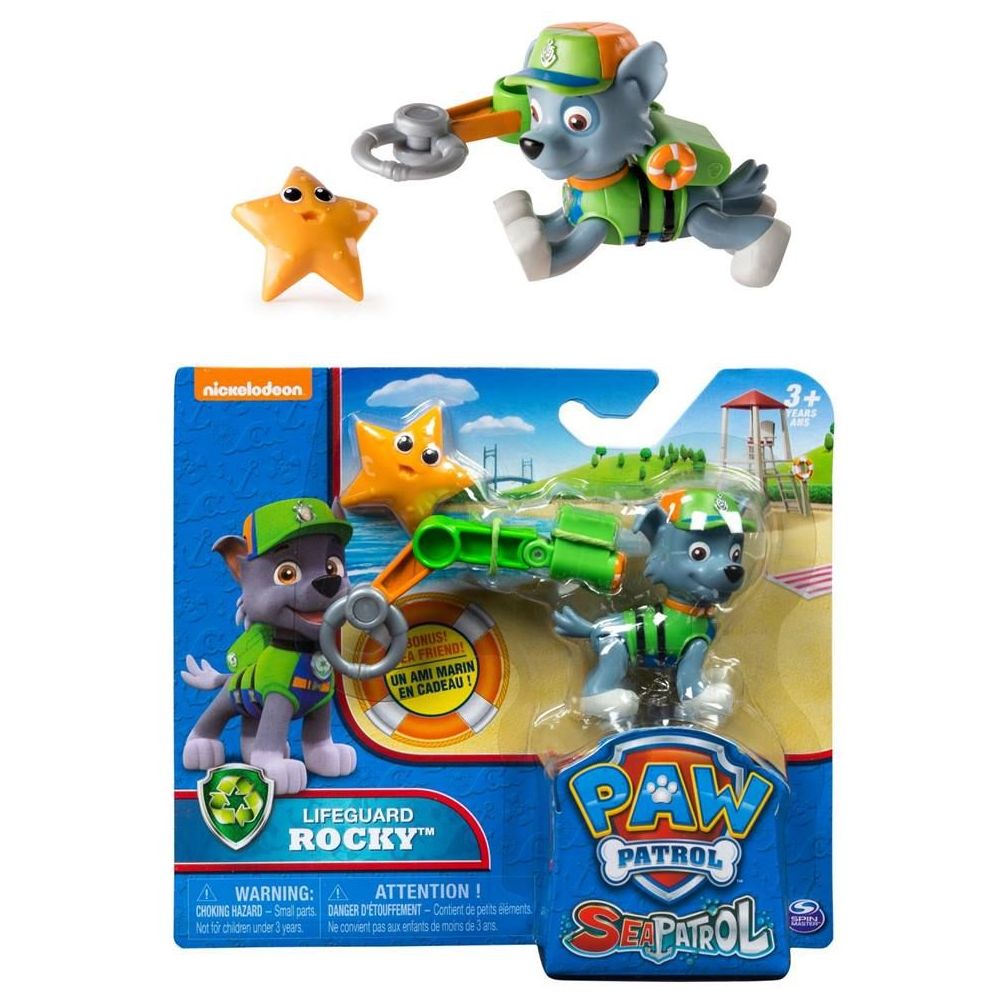 Figurina Paw Patrol Hero Pup Rocky in mission