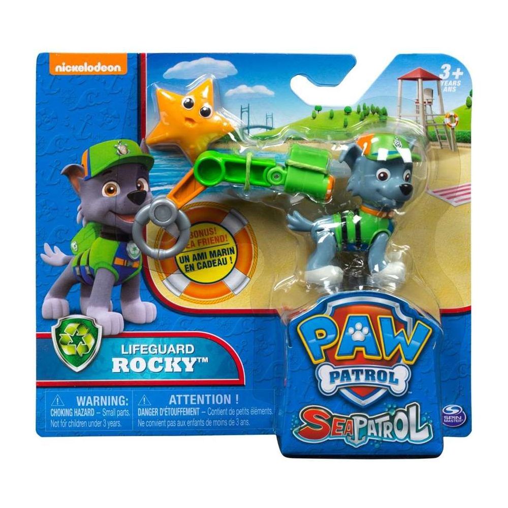 Figurina Paw Patrol Hero Pup Rocky in mission