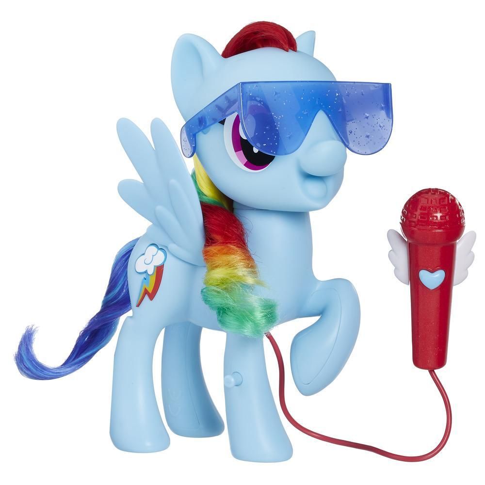 Jucarie interactiva Rainbow Dash cu microfon My Little Pony