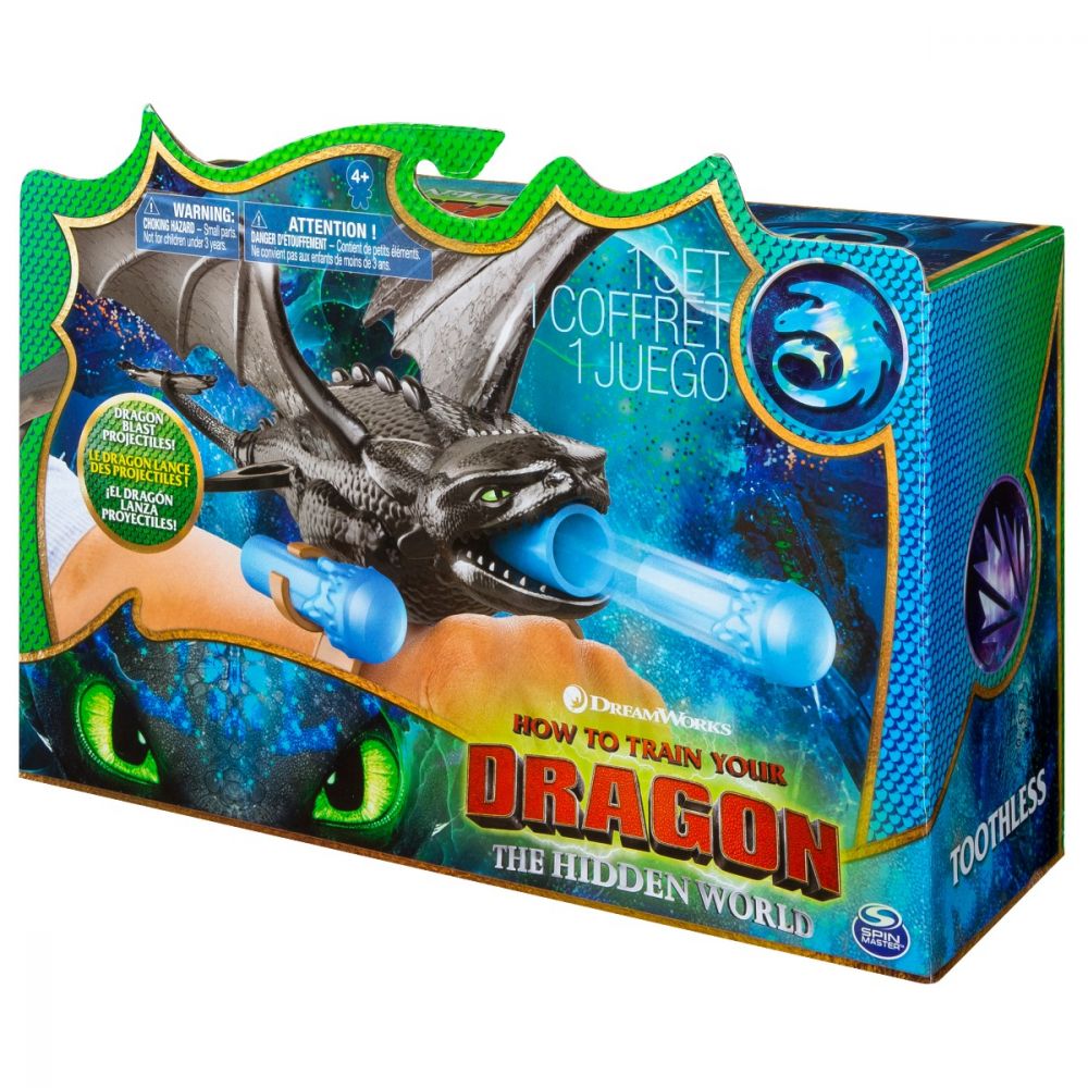 Figurina tip bratara How To Train your Dragon The Hidden World, Negru