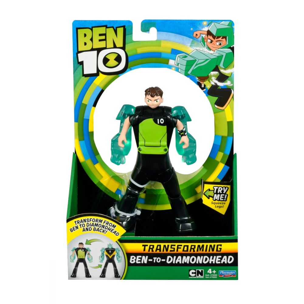 Figurina transformer Ben to Diamond Head Ben 10