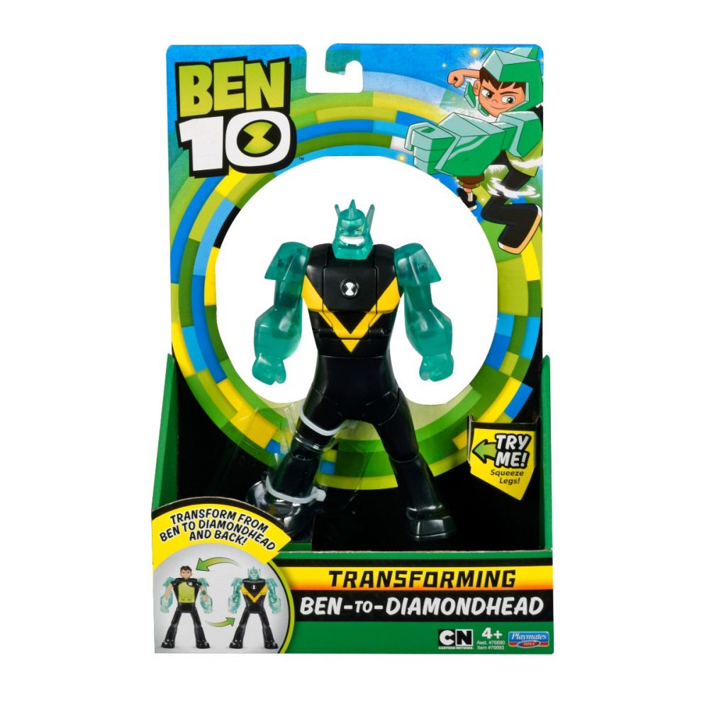 Figurina transformer Ben to Diamond Head Ben 10