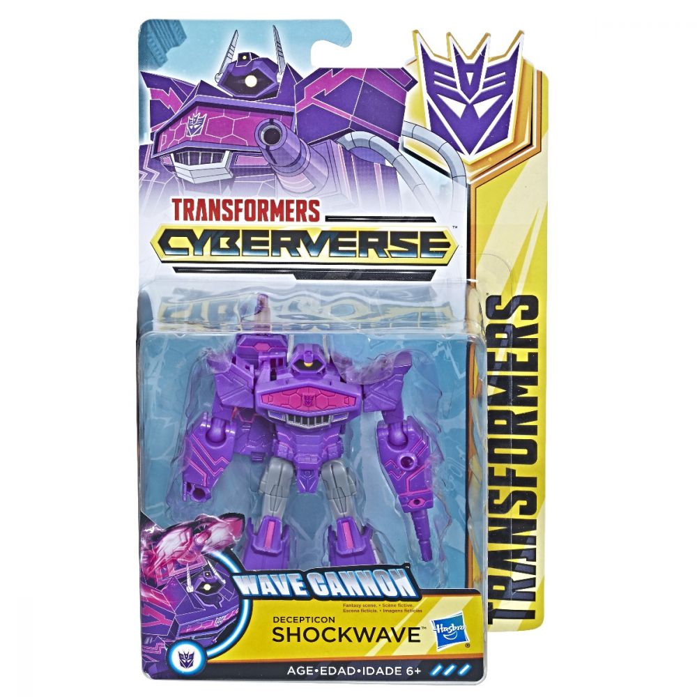 Figurina Transformers Cyberverse Action Attackers Warrior Shockwave