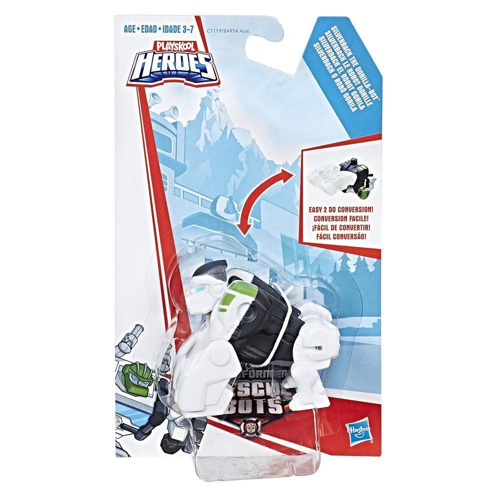 Figurina Transformers Playskool Heroes Rescue Bots - Silverback The Gorilla