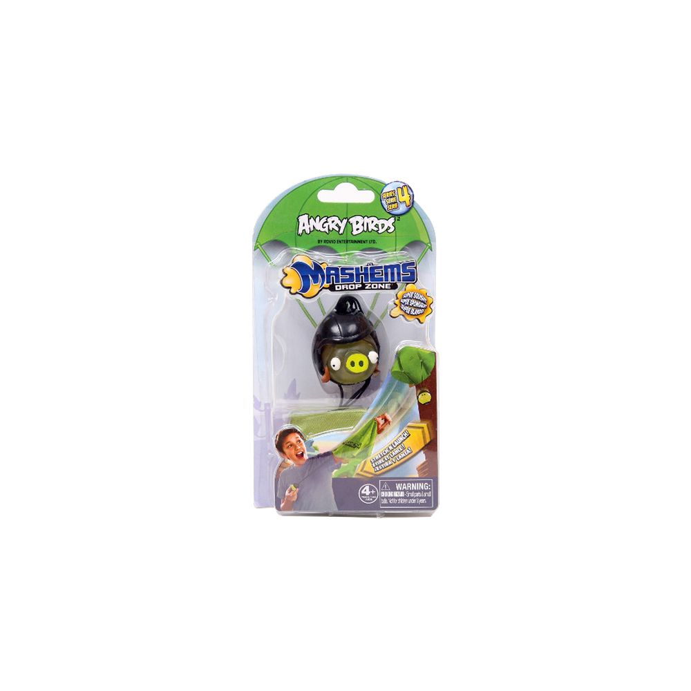 Figurine Angry Birds Drop Zone - Porcul in parasuta