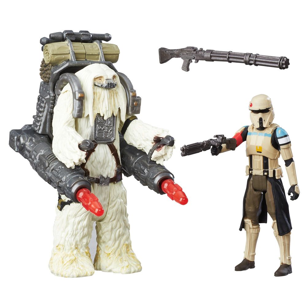 Figurine Deluxe Star Wars Rogue One - Soldat Stormtrooper de pe Scarif si Moroff
