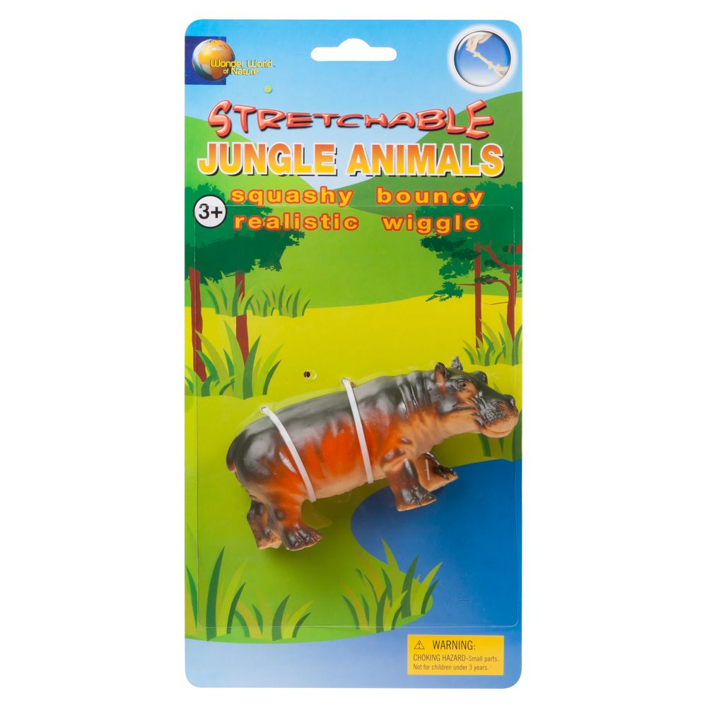 Figurine flexibile Animale din jungla, 15 cm