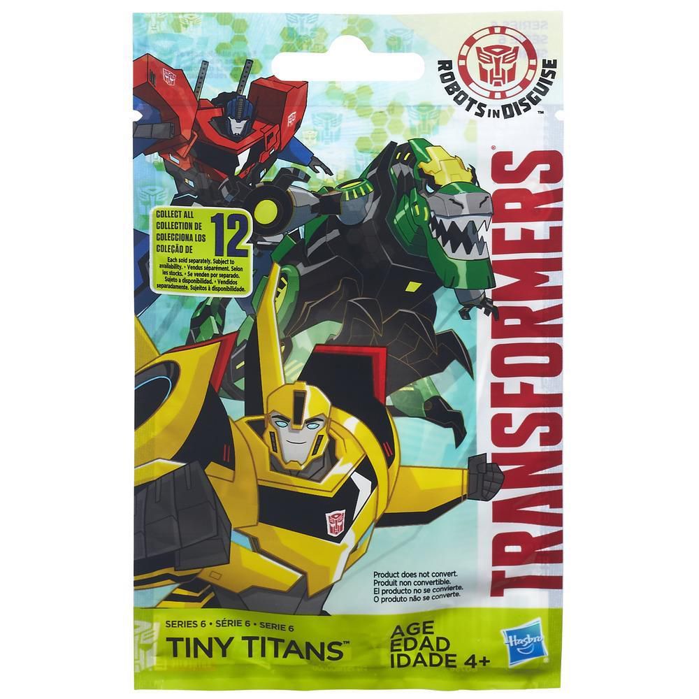Figurine in punguta - Transformers Robots in Disguise Tiny Titans  - Seria 6