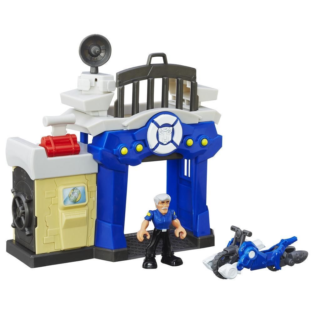Figurine Transformers Playskool Heroes Rescue Bots - Statia de politie din Griffin Rock