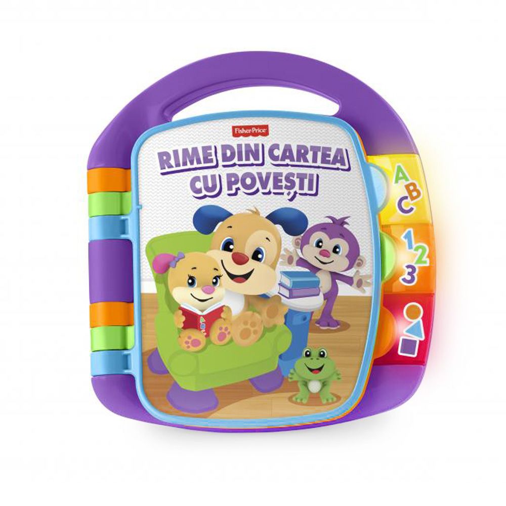 Carte cu povesti muzicale, Fisher Price, Limba Romana, DKJ99