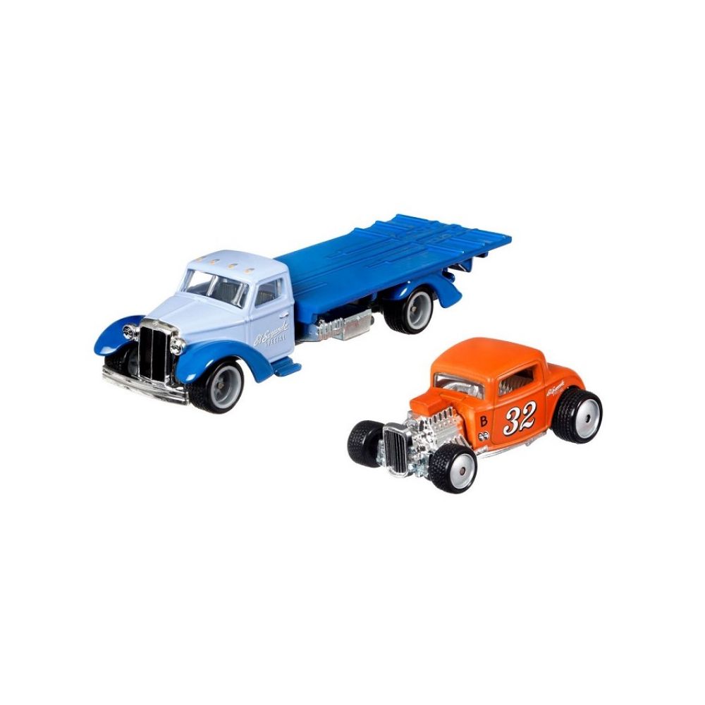 Transportator cu masinuta Hot Wheels, Ford, Speed Waze, GRK53