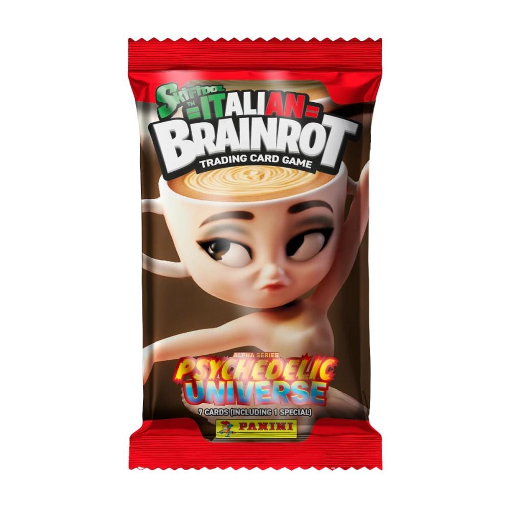 Set album si un pachet de carti, Panini, Skifidol Italian Brainrot, Starter Pack