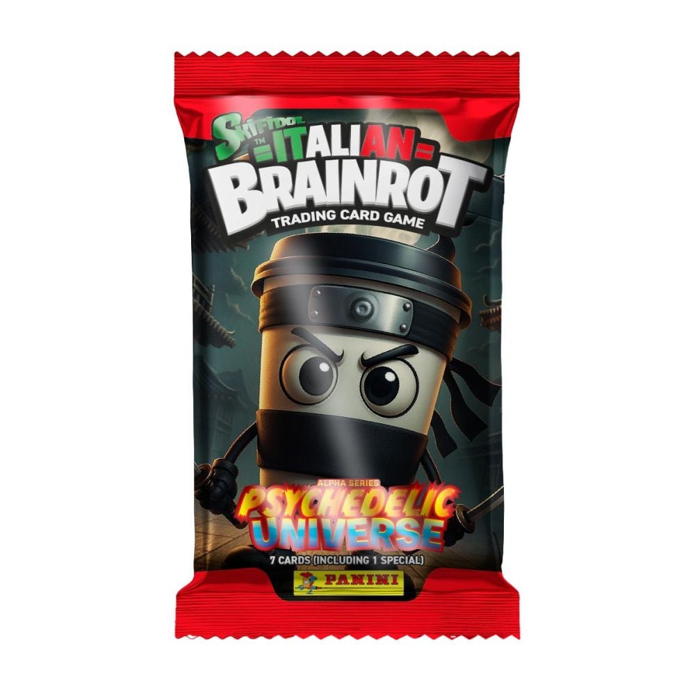 Set album si un pachet de carti, Panini, Skifidol Italian Brainrot