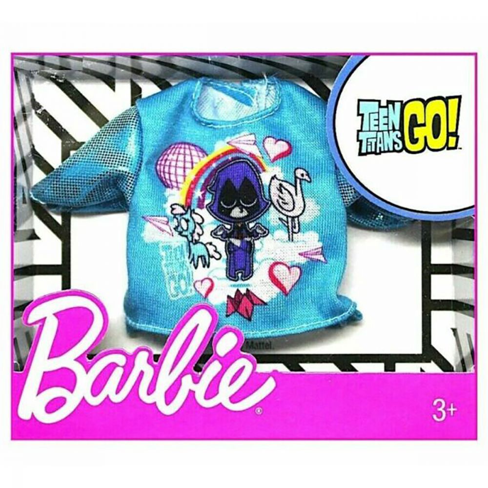 Bluza pentru papusa Barbie Teen Titans FXJ81