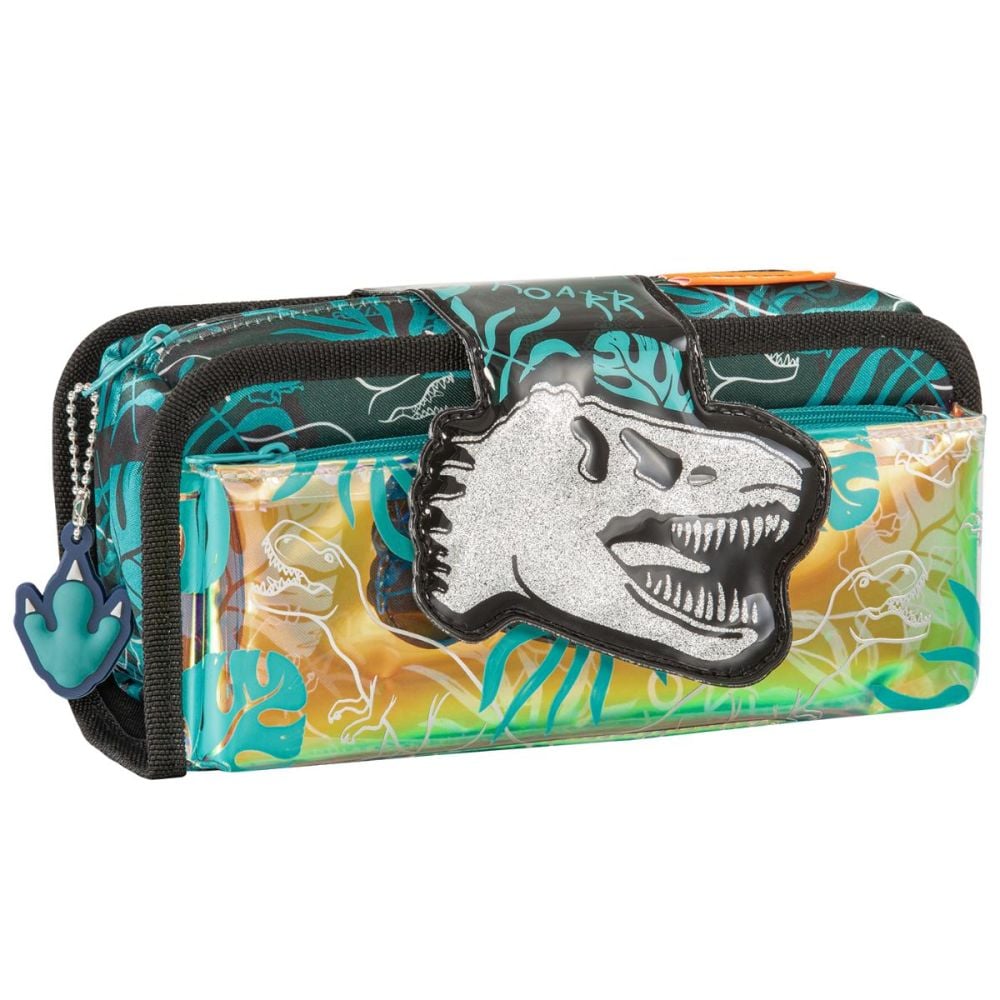 Penar 2 in 1 tip etui, Tiger Family, Fun Time, Dino in Jungle