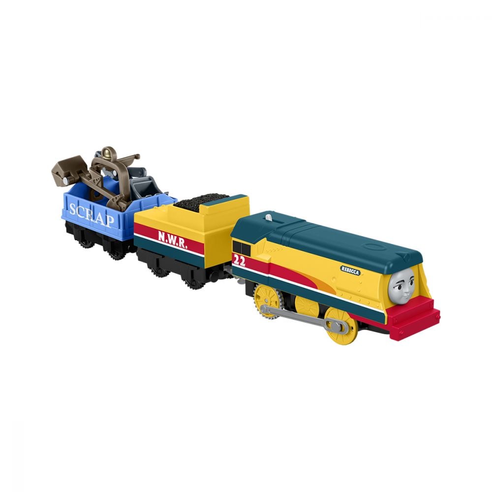 Locomotiva motorizata cu 2 vagoane Thomas and Friends, Rebecca (FXX57)