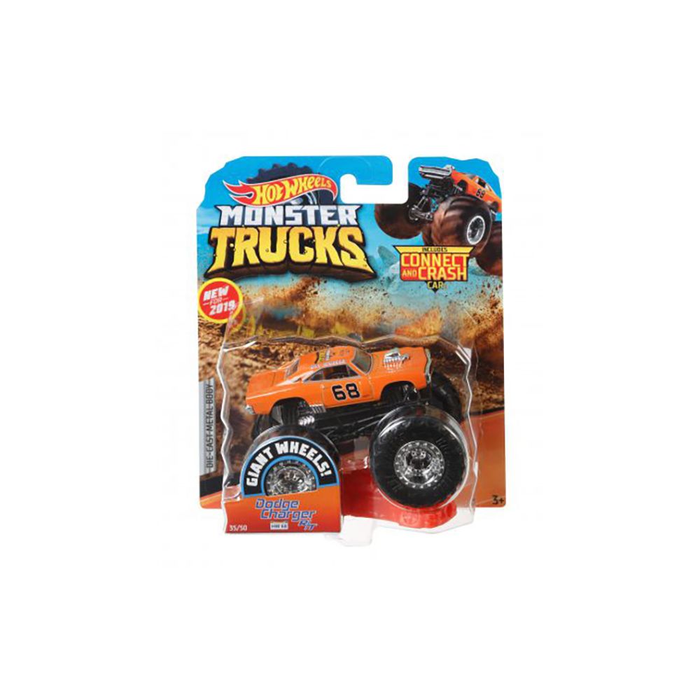 Masinuta Hot Wheels Monster Truck, Dodge Charger, GBT57