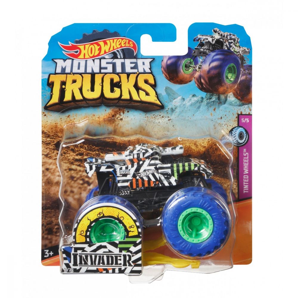 Masinuta Hot Wheels Monster Truck, Invader, GJF31