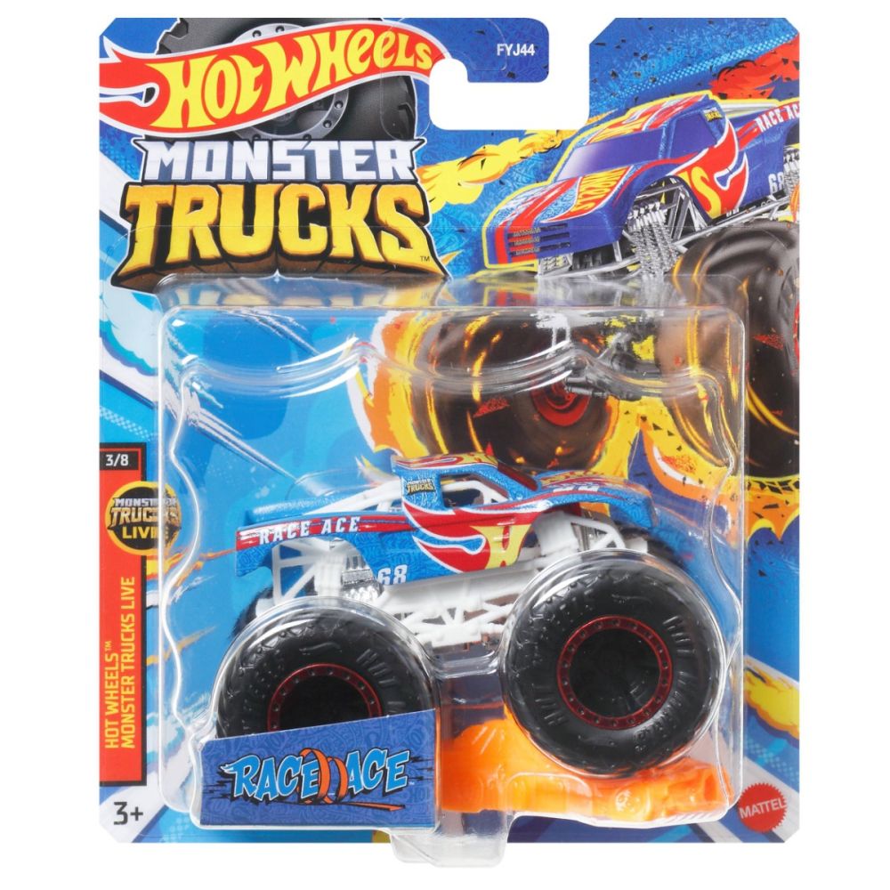 Masinuta Hot Wheels Monster Truck, Race Ace, HWC66