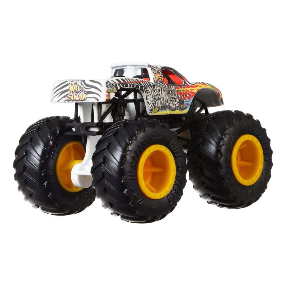 Set 2 masini Monster Truck, Hot Wheels, Safari si Wild Streak, HNX26