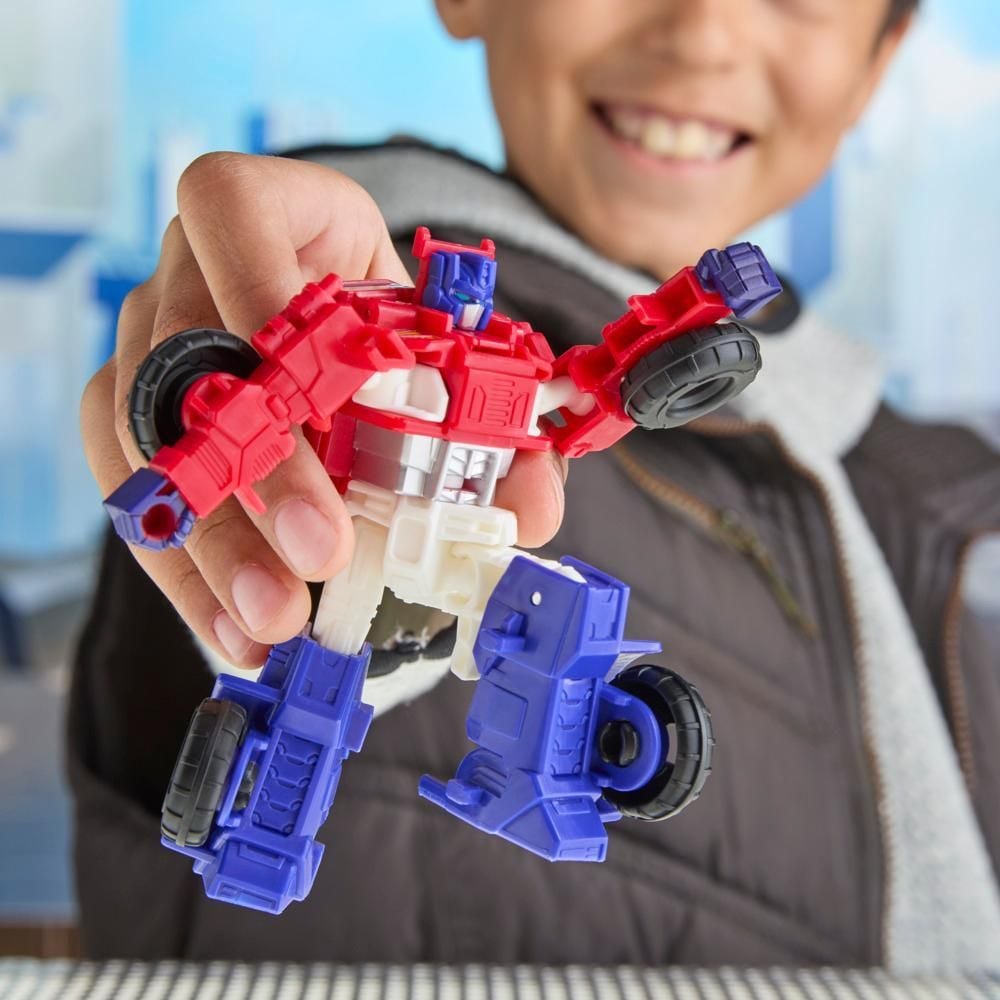 Figurina transformabila, Transformers, Cyberworld, Cyber Changers, Optimus Prime, G1040