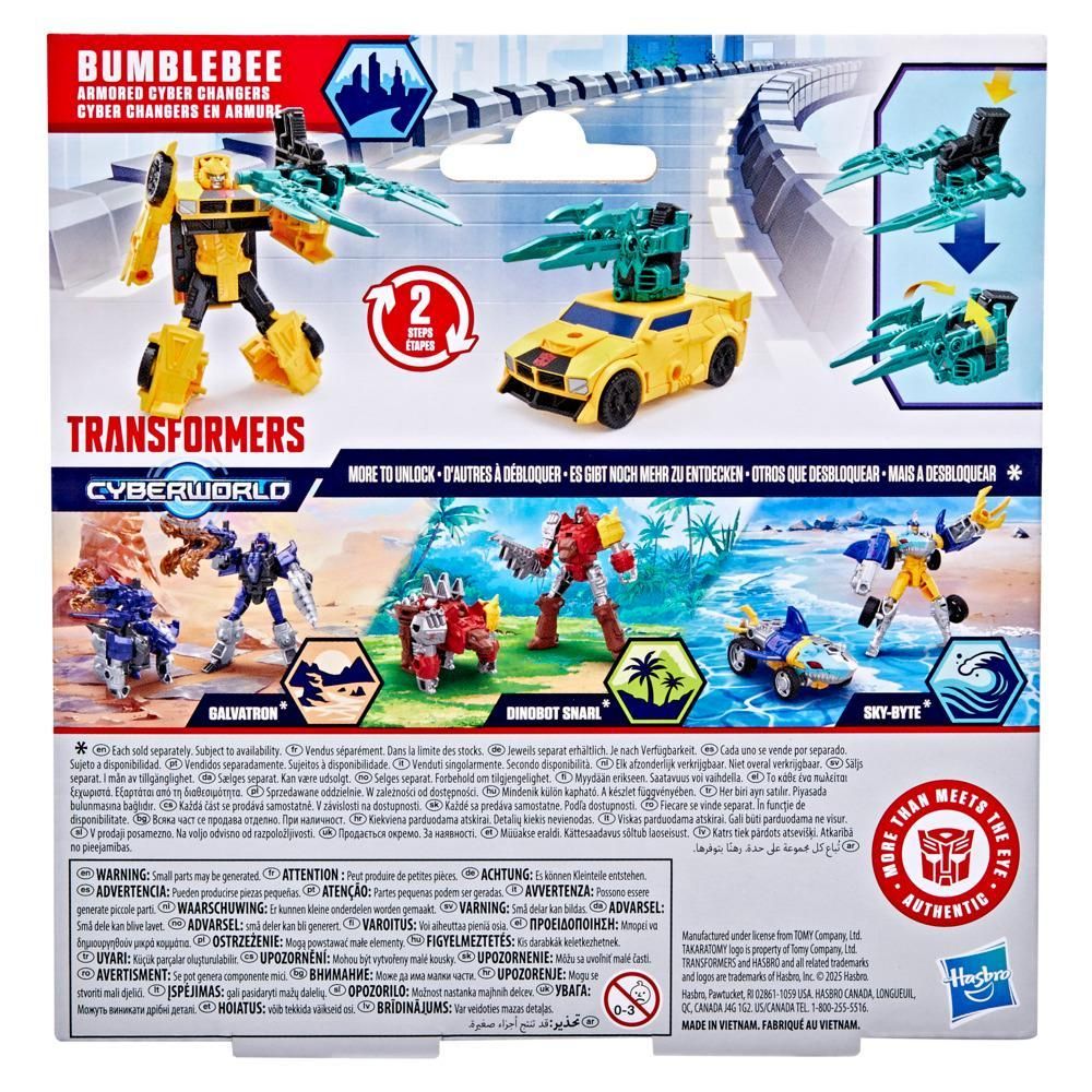 Figurina transformabila, Transformers, Cyberworld, Armored Cyber Changed, Bumblebee, G1045