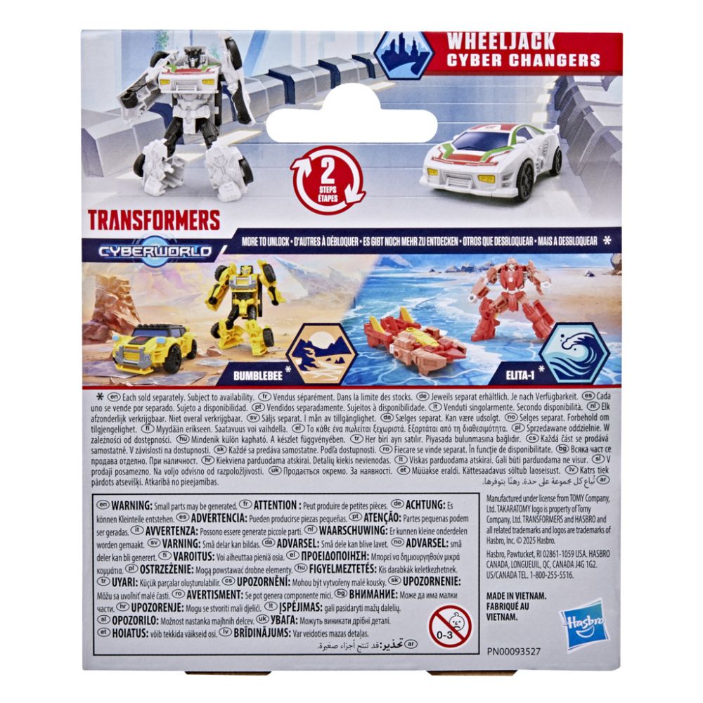 Figurina transformabila, Transformers, Cyberworld, Cyber Changers, Wheeljack, G1047