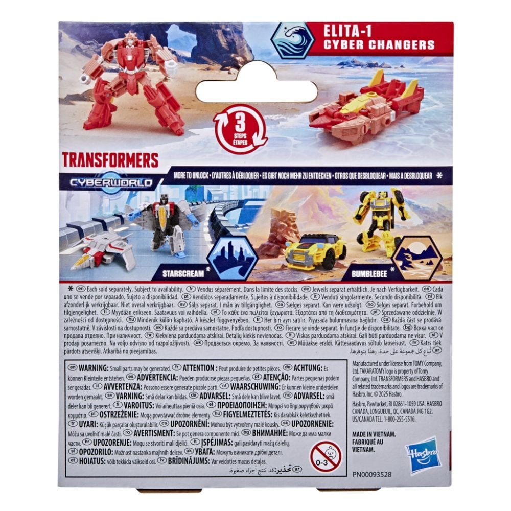 Figurina transformabila, Transformers, Cyberworld, Cyber Changers, Elita-1, G1049