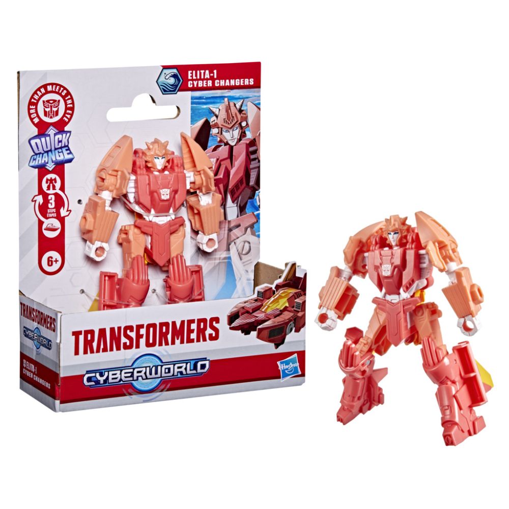 Figurina transformabila, Transformers, Cyberworld, Cyber Changers, Elita-1, G1049