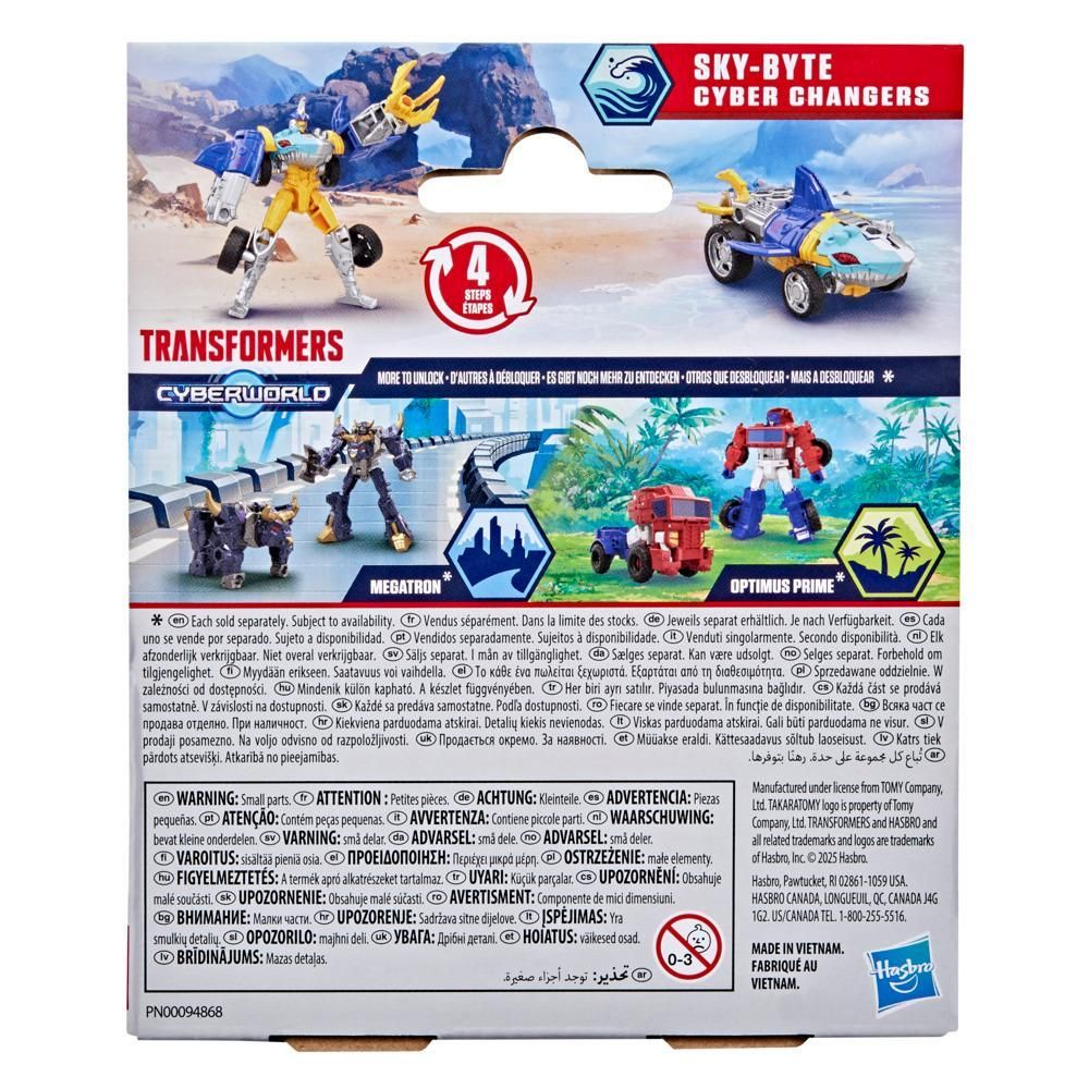 Figurina transformabila, Transformers, Cyberworld, Cyber Changers, Sky-Byte, G1050