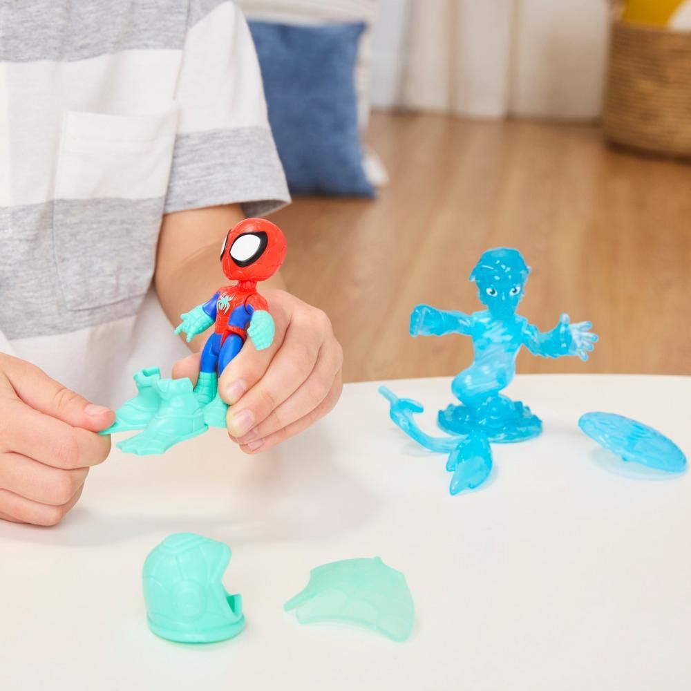 Set 2 vehicule Spidey and his Amazing Friends, Waterwebs, Spidey si Hydro-Man, G1463
