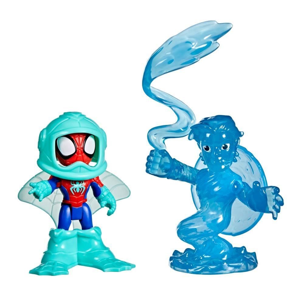 Set 2 vehicule Spidey and his Amazing Friends, Waterwebs, Spidey si Hydro-Man, G1463