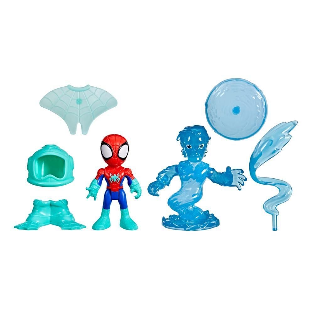 Set 2 vehicule Spidey and his Amazing Friends, Waterwebs, Spidey si Hydro-Man, G1463