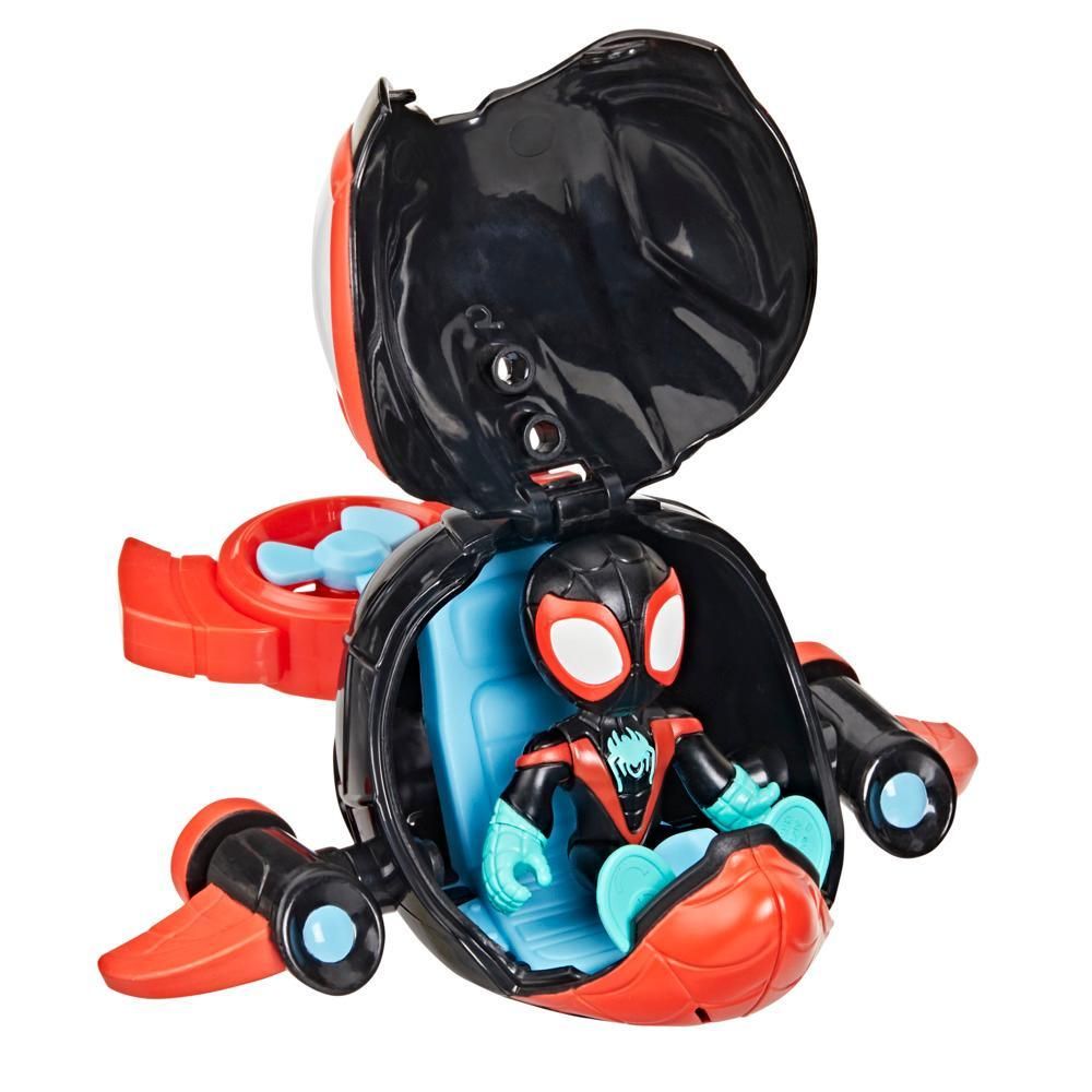 Figurina cu vehicul, Spidey and his Amazing Friends, Water-Webs Spin Dolphin, G1465