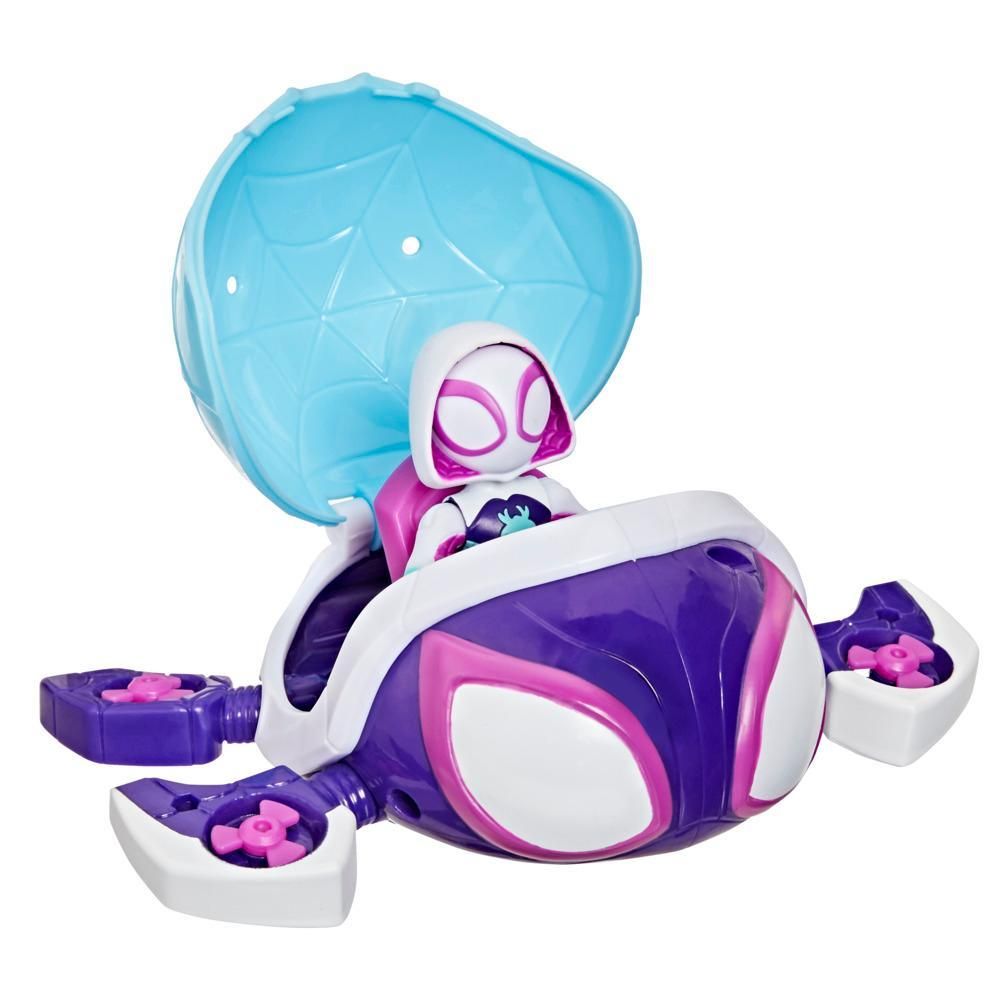 Figurina cu vehicul, Spidey and his Amazing Friends, Water-Webs Ghost Turtle, G1466