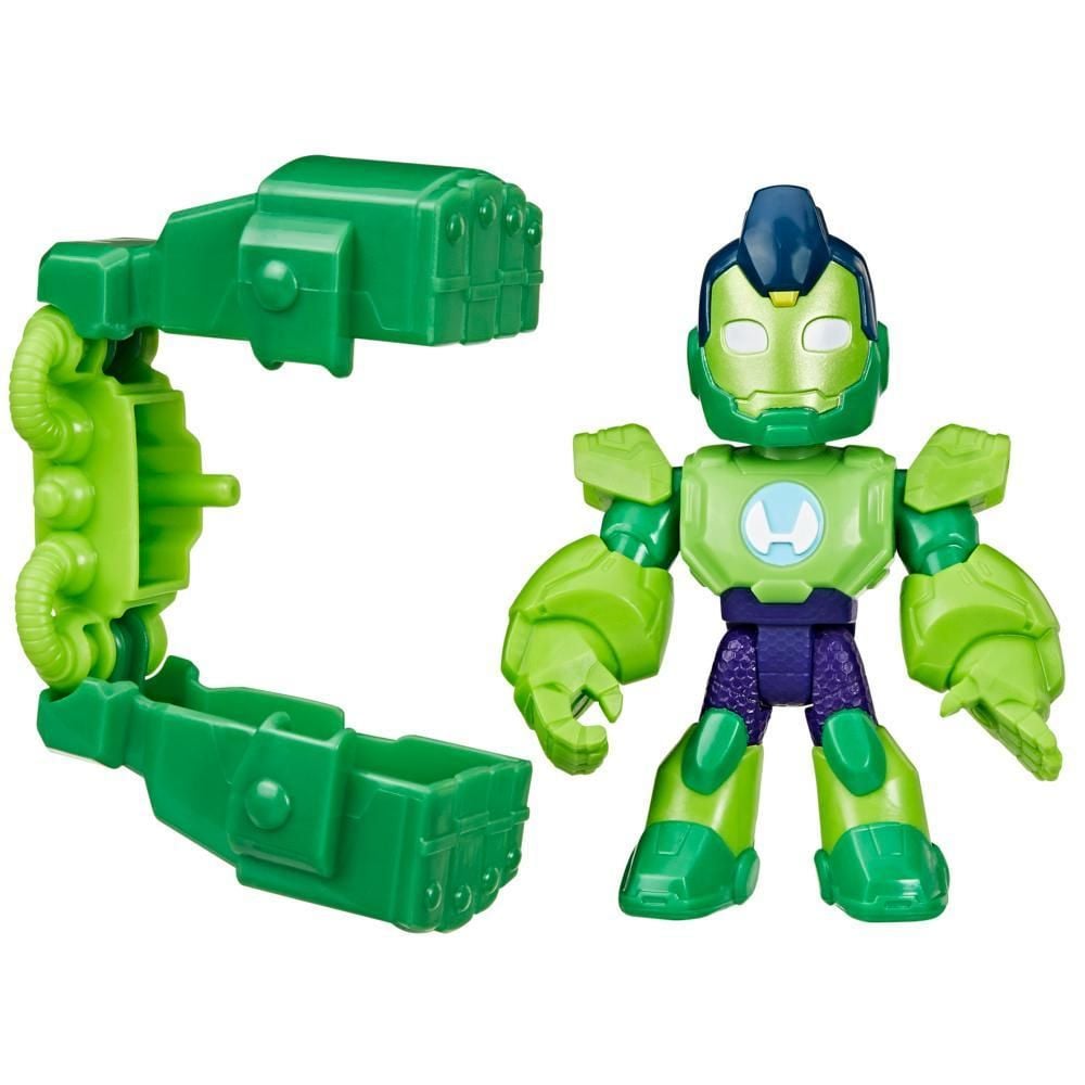 Figurina cu accesoriu, Marvel, Iron Man And His Awesome Friends, Iron Hulk, G1468