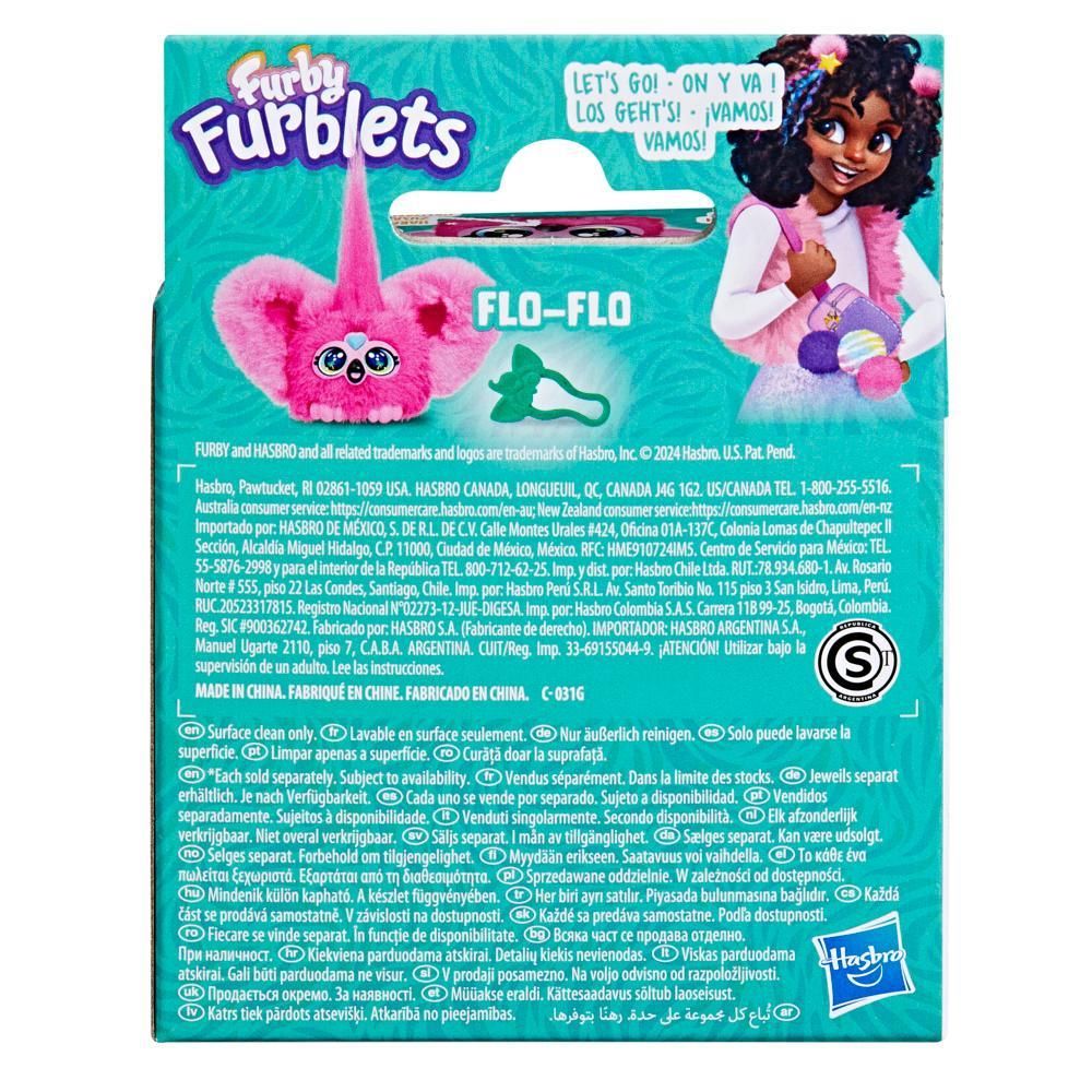Jucarie de plus interactiva, Furby Furblets, Flo-Flo, G1699