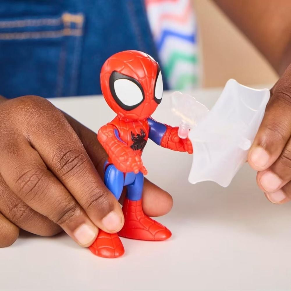 Figurina cu vehicul, Spidey and his Amazing Friends, Spidey Web Crawler, G2461