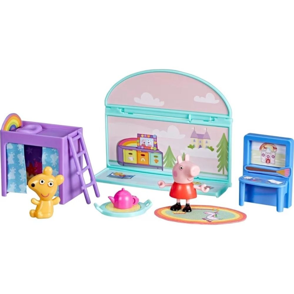 Set de joaca cu figurina, Peppa Pig, Peppas Bedroom, G2834